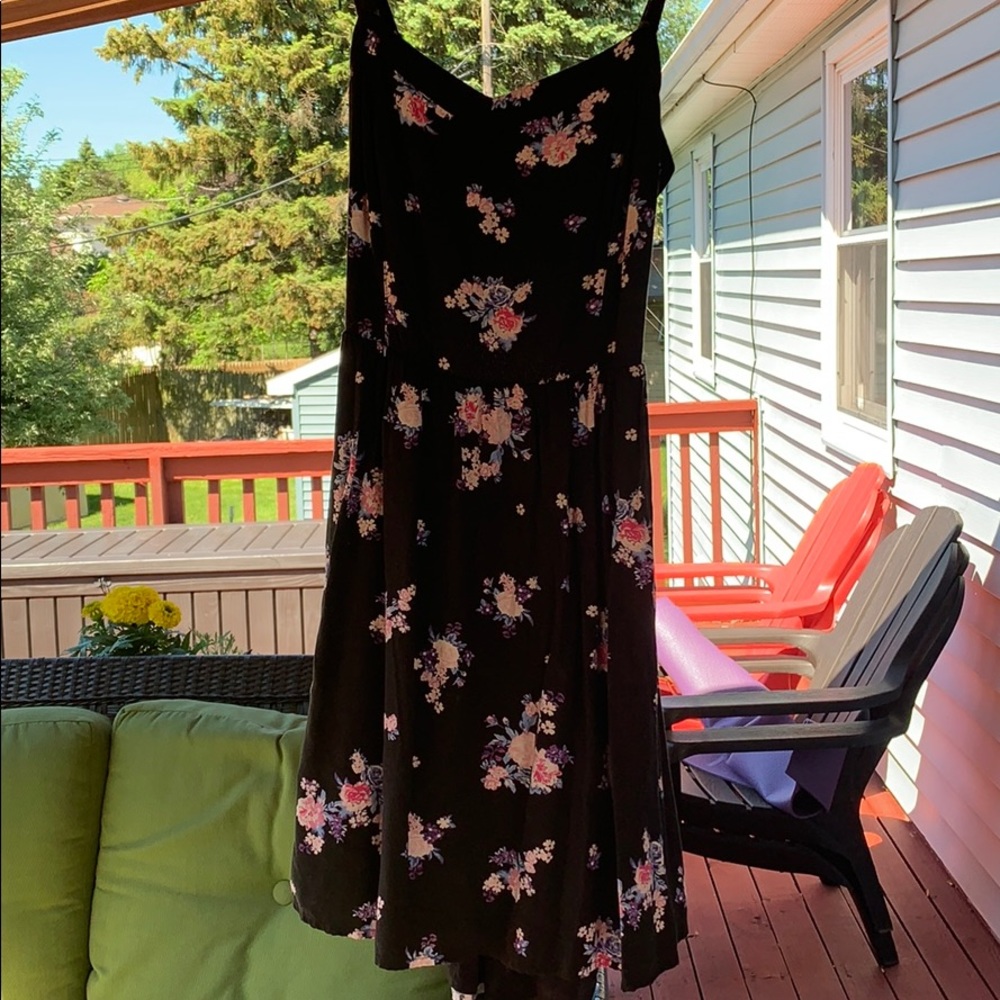 Flowered Short Dress